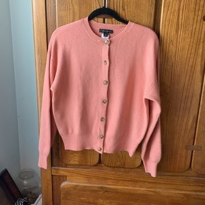 Ann Taylor Pink Cardigan Sweater